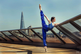 Sapphire Warmup Trousers Ballet Mafia